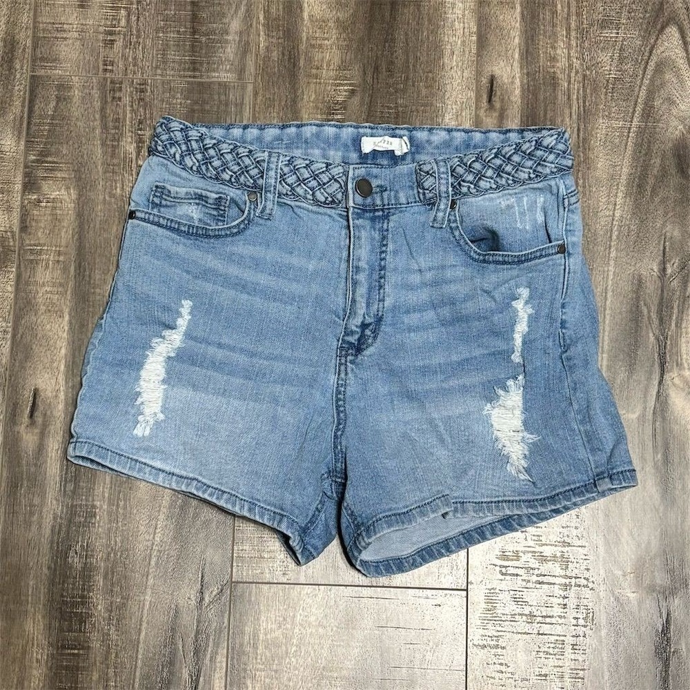 Harper Heritage Women's Blue‎ Cut-Off Jean Shorts Size 28 Distressed